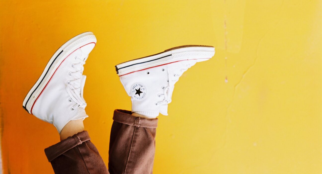personal brand - man in white converse