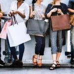 female friends out-shopping together: consumer behavior